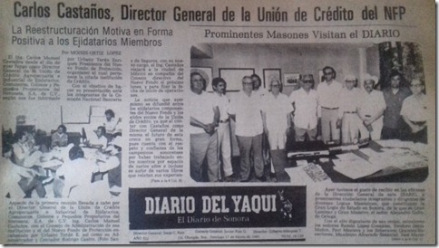 Ejemplar del Diario, domingo 17 de marzo 1985.